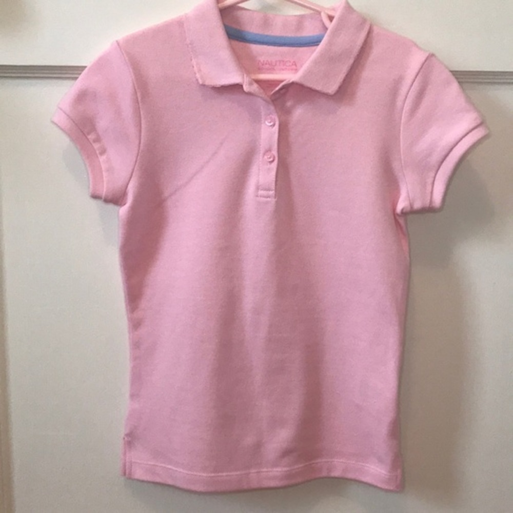 Nautical Girls Light Pink Polo Top Size XL (6X)